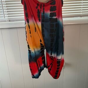 Vibrant Tie-Dye romper